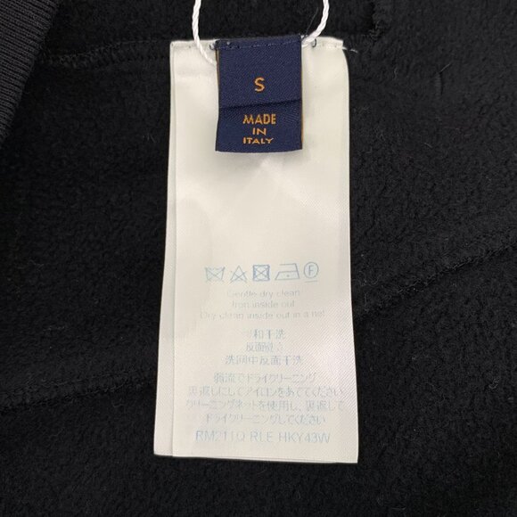 Louis Vuitton Black Monogram Logo Print Cotton Hoodie Sweatshirt - Picture 7 of 7